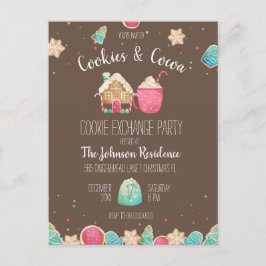 Party Einladung des Holiday Cookie Exchange Postkarte