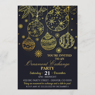 Party Einladung des Ornamentenwechsels