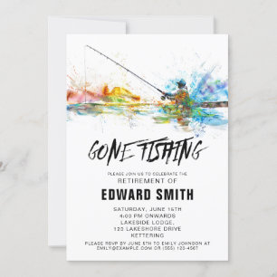 Party Einladung des Ruhestands