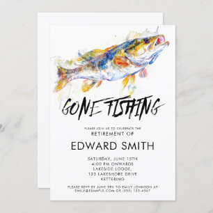 Party Einladung des Ruhestands