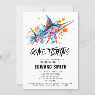 Party Einladung des Ruhestands