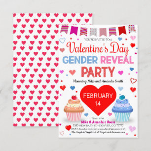 Party Einladung des Valentinstag