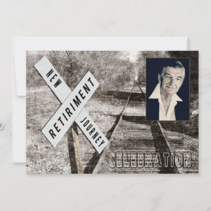 Party Einladung für den Ruhestand - Neue Eisenbahn