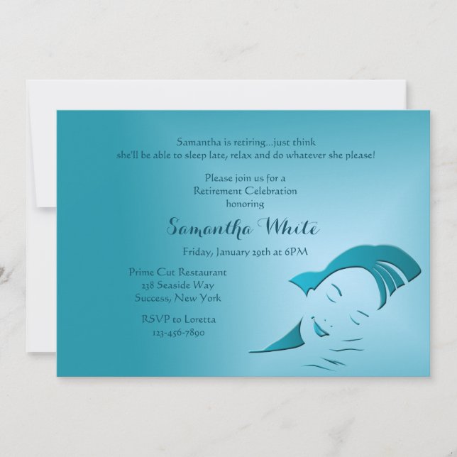 Party Einladung für die Verspätung bei der Altersv (Vorderseite)