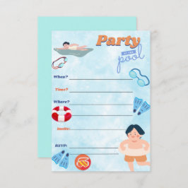 Party Einladung für Jungen