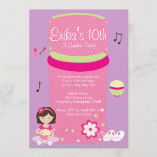 Party Einladung für Mädchen