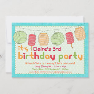 Party Einladung für Papierführungen