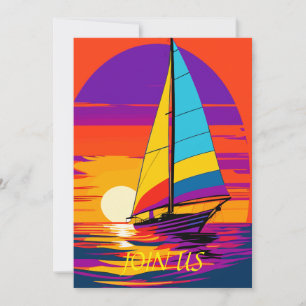 Party Einladung für Segelboote