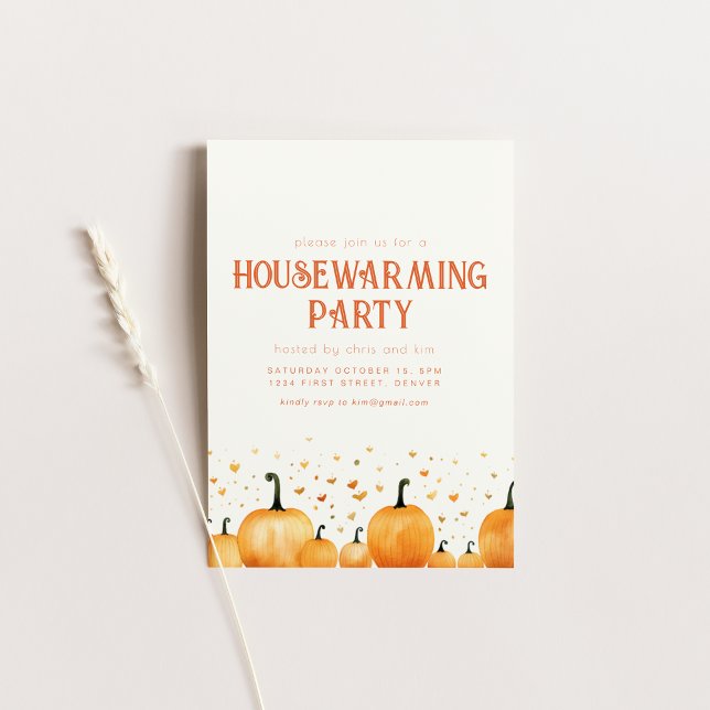 Party Einladung Herbst Themed Housewarming (Von Creator hochgeladen)