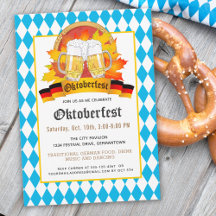Party Einladung Oktoberfest