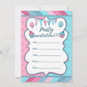 Party Einladung per Hand