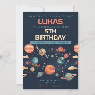 Party Einladung personalisierter Kindergeburtstag