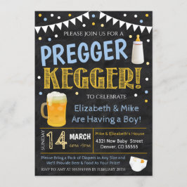 Party Einladung Pregger Kegger
