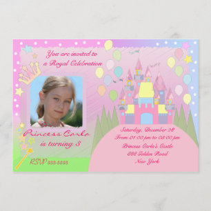 Party Einladung Prinzessin-Birthday