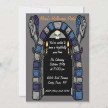 Party Einladung Spuk Schloss