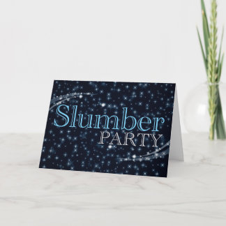 Party Einladung: Sterne Einladung