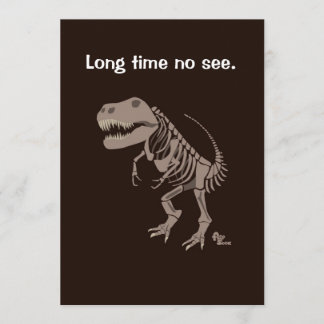 Party Einladung T Rex