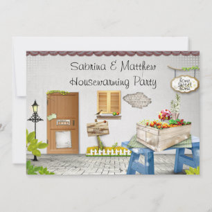 Party Einladung Whimiscal Garden Housewarming