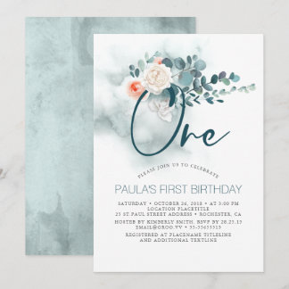 Party Einladung zum 1. Geburtstag