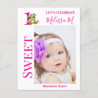 Party Einladung zum 1. Geburtstag