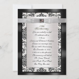 Party Einladung zum 25. Jubiläum