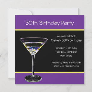 Party Einladung zum 30. Geburtstag