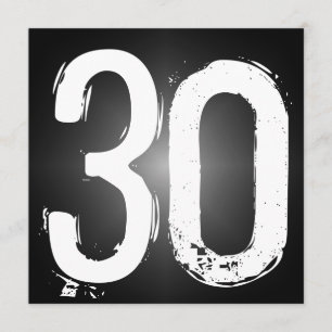 Party Einladung zum 30. Geburtstag