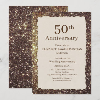 Party Einladung zum 50. Hochzeitstag