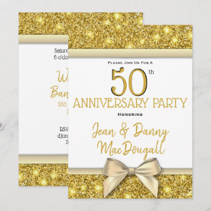 Party Einladung zum 50. Hochzeitstag