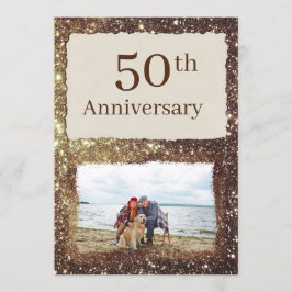 Party Einladung zum 50. Hochzeitstag Foto