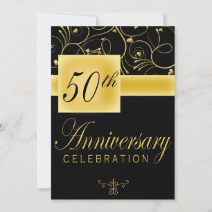 Party Einladung zum 50. Jahrestag