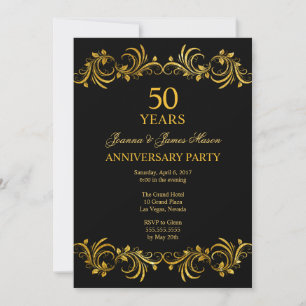 Party Einladung zum 50-jährigen Jubiläum