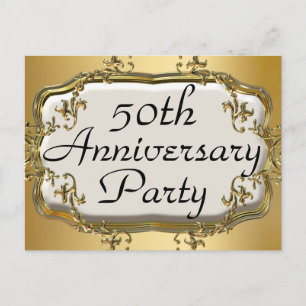 Party Einladung zum 50. Jubiläum