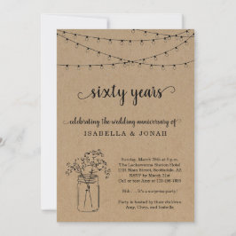 Party Einladung zum 60. Hochzeitstag