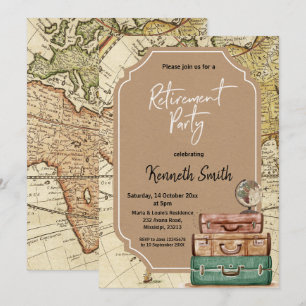 Party Einladung zum Thema "Reisen"