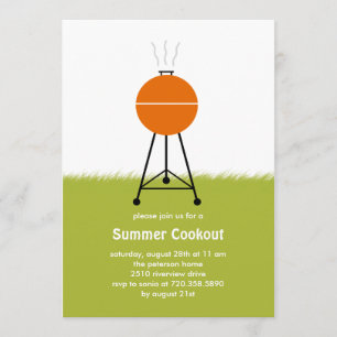Party Einladung zur GRILLEN im Sommer