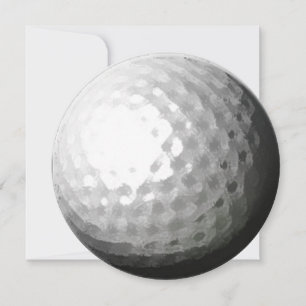 Party Einladungen für den Golf-Themenkreis