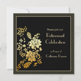Party Einladungen für die Goldene Blumenruhestätte