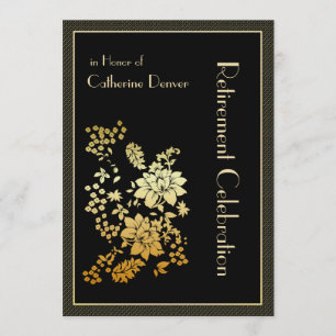 Party Einladungen für die Goldene Blumenruhestätte