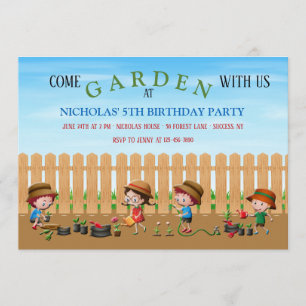 Party Einladungen für Kindergärten