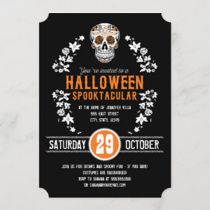 Party Einladungen Halloweens Spooktacular