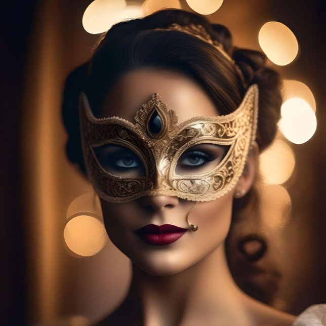 Party Einladungen - Thema Mardi Gras (Mardi Gras Party - Masquerade Ball themed party invitations)