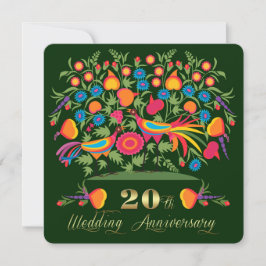 Party Einladungen zum 20. Hochzeitstag