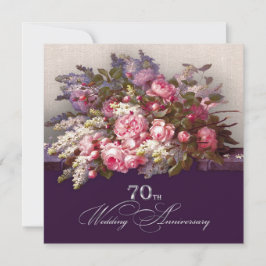 Party Einladungen zum 70. Hochzeitstag