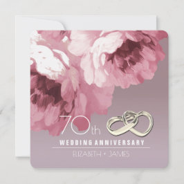 Party Einladungen zum 70. Hochzeitstag