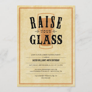 Party Einladungen zum Bierverkohlen