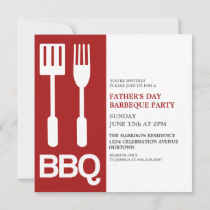 Party Einladungen zum GRILLEN des Vaters
