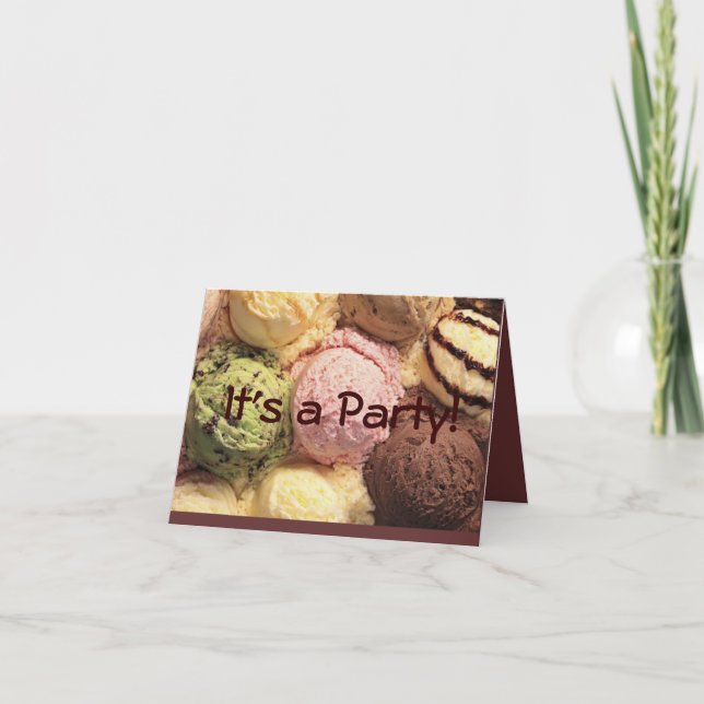 Party Einladungs-Karte Einladung (Vorderseite)
