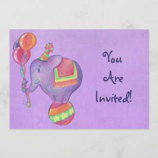 Party-Elefant-Einladung Einladung