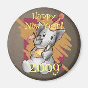 Party Elephant Magnet